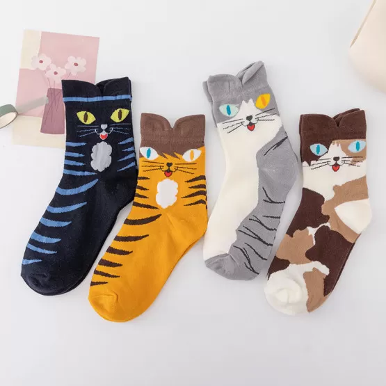 6 Paar Mädchen Socken Mit Einhorn Design - Baumwolle Crew Socken Für Kinder 3-13 Jahre