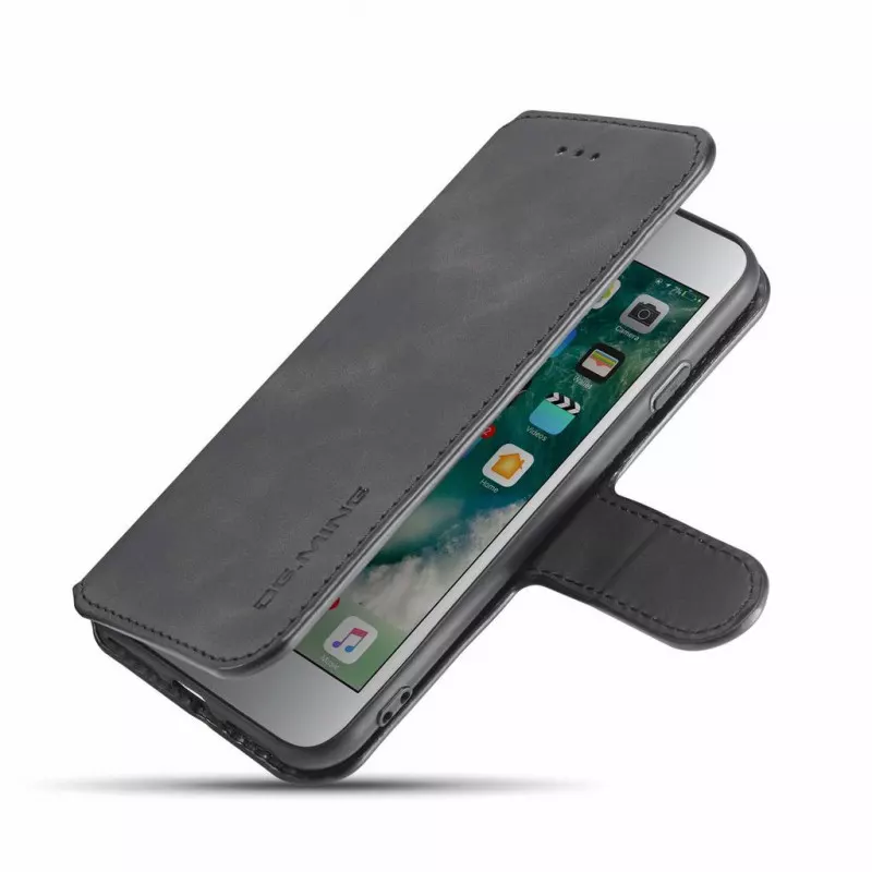 INF iPhone 7 / 8 Handyhlle mit Kartenhalter PU-Leder schwarz