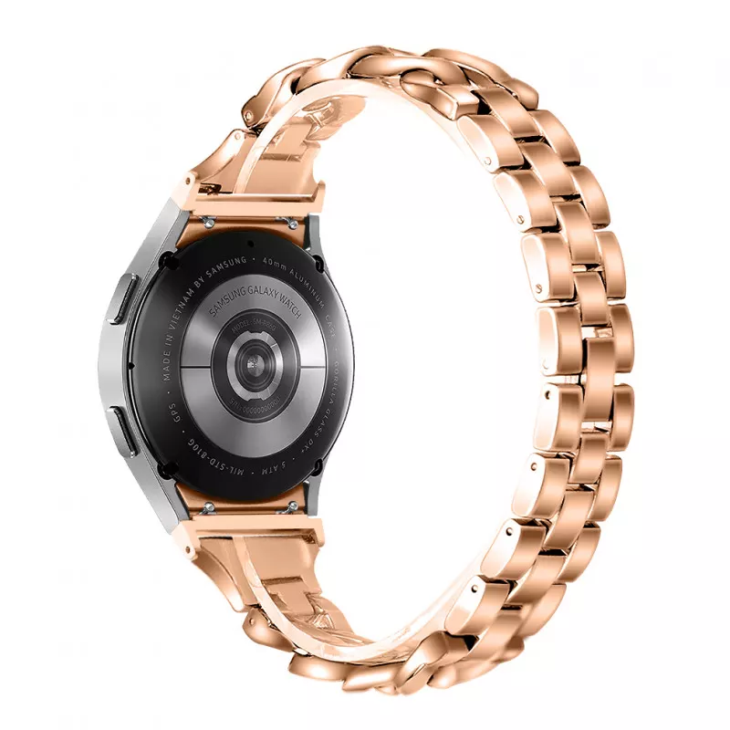 INF Uhrenarmband Samsung Galaxy Watch Edelstahl Roségold
