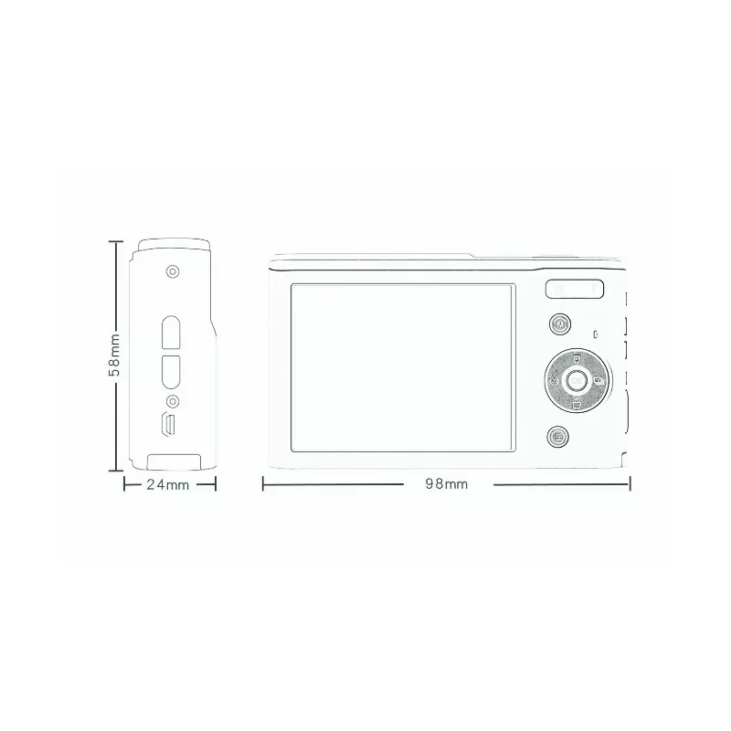 INF Digitalkamera 1080P / 48 Megapixel / 16-facher Zoom