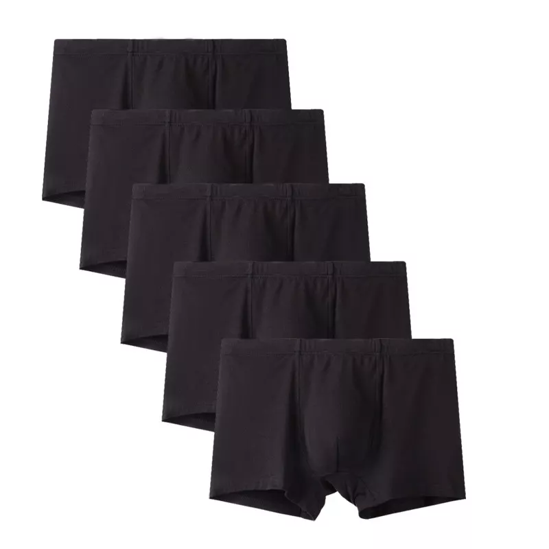 INF Bambus Herren-Unterwsche 5er-Pack schwarz - M