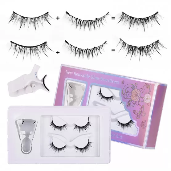 INF Magnetische Wimpern CT08-4 - Wiederverwendbare & kleberfreie