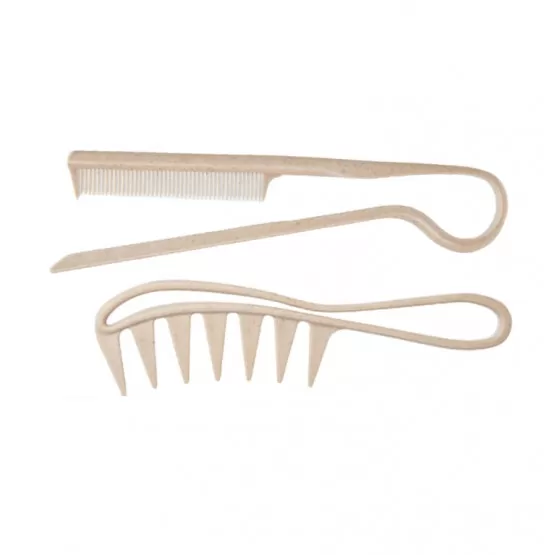3-teiliges Haarstyling-Kamm-Set Für Damen – Praktisches Set Für Jedes Frisuren-Update (blau)