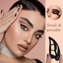Lidschatten-Schablonen Set – 3-teiliges Make-up-Werkzeug Für Präzise Augen-Looks