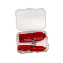 Staubsauger-Schaltknopf 2er-Pack Rot