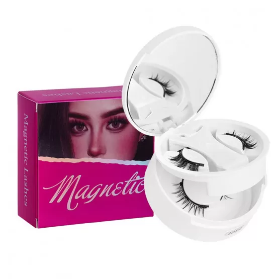 INF Magnetische Falsche Wimpern 2 Paare - Schnelle Anwendung, Komfortabel