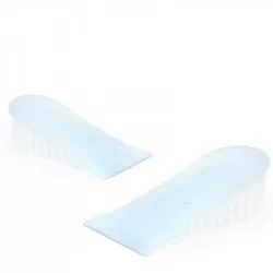 3,5 cm hohe Einlegesohlen, atmungsaktiv und bequem, 1 Paar Blau